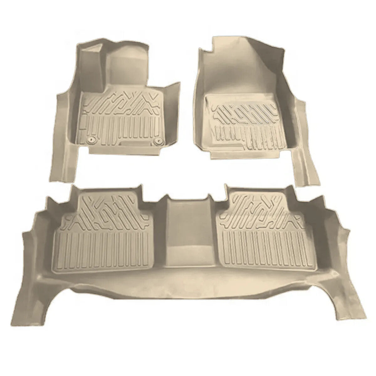 3D-Wannenmatten Innenraumset für Pick-up in Beige